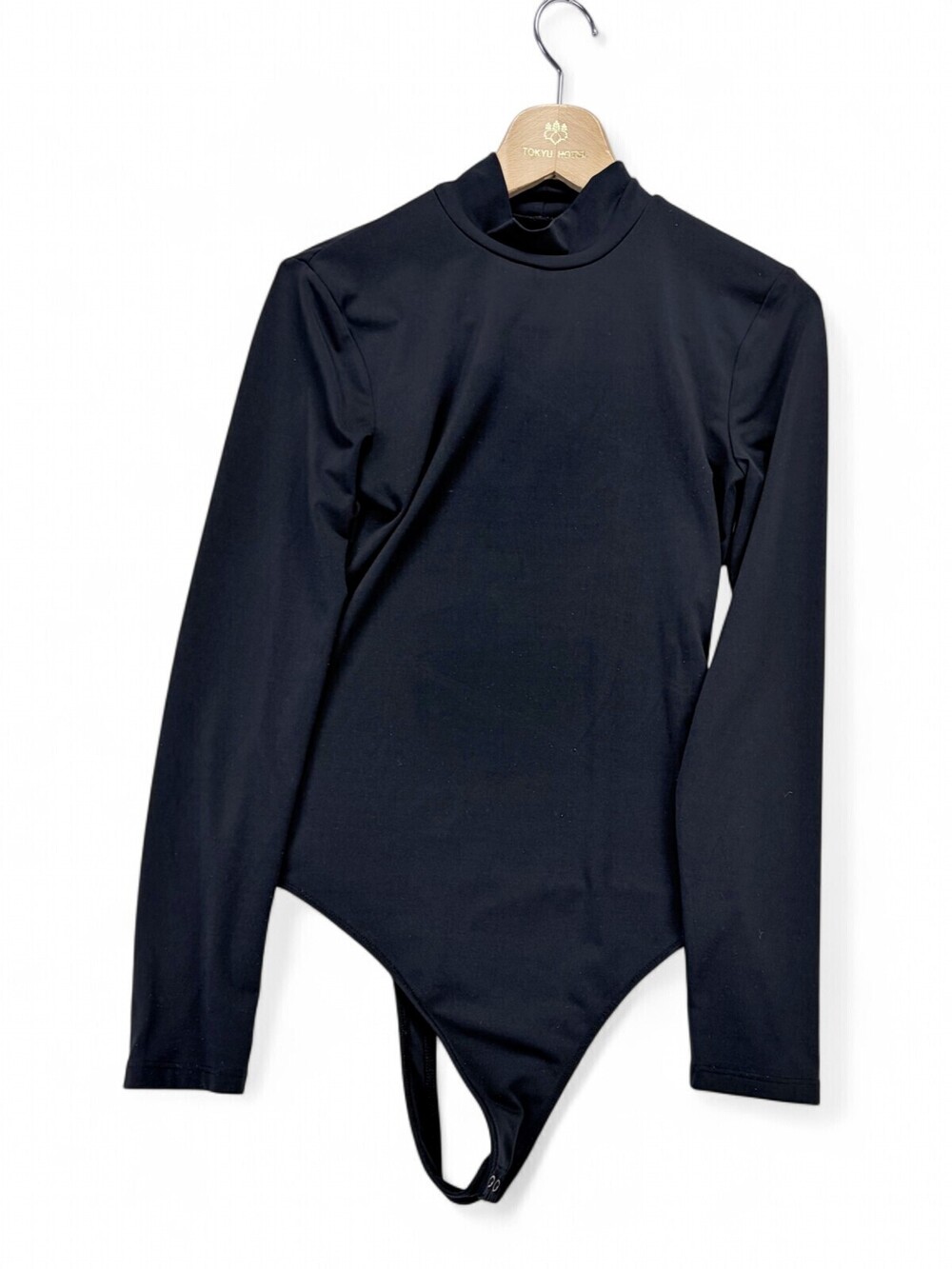 Abercrombie & Fitch Soft A&F Long Sleeve Black Mock Neck Bodysuit M
